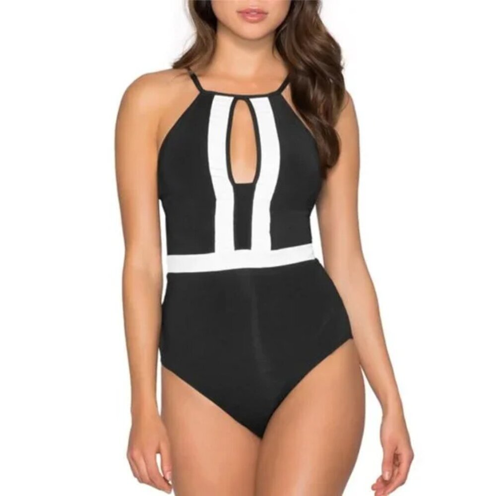 Jets Australia Classique High Neck One Piece (size 6) NWT